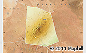Physical Map of CENTRAL, satellite outside