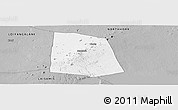 Gray Panoramic Map of CENTRAL