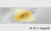 Physical Panoramic Map of CENTRAL, desaturated