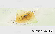 Physical Panoramic Map of CENTRAL, lighten