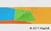 Political Panoramic Map of CENTRAL