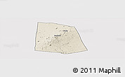 Shaded Relief Panoramic Map of CENTRAL, cropped outside