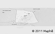 Silver Style Panoramic Map of CENTRAL