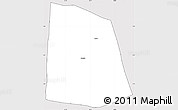 Silver Style Simple Map of CENTRAL, cropped outside
