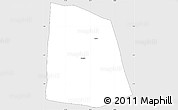 Silver Style Simple Map of CENTRAL, single color outside