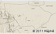 Shaded Relief 3D Map of LAISAMIS