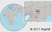Gray Location Map of LAISAMIS