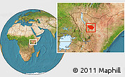 Satellite Location Map of LAISAMIS