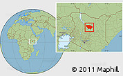 Savanna Style Location Map of LAISAMIS