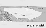 Gray Panoramic Map of LAISAMIS