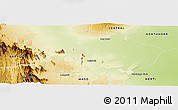 Physical Panoramic Map of LAISAMIS