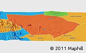 Political Panoramic Map of LAISAMIS