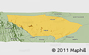 Savanna Style Panoramic Map of LAISAMIS