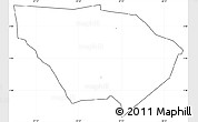 Blank Simple Map of LAISAMIS, cropped outside, no labels