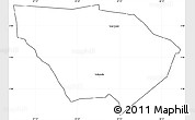 Blank Simple Map of LAISAMIS, cropped outside