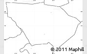 Blank Simple Map of LAISAMIS, no labels