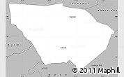 Gray Simple Map of LAISAMIS