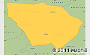 Savanna Style Simple Map of LAISAMIS