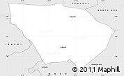 Silver Style Simple Map of LAISAMIS