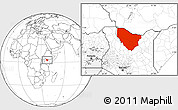 Blank Location Map of MARSABIT