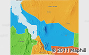 Political 3D Map of LOIYANGALANI
