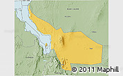 Savanna Style 3D Map of LOIYANGALANI