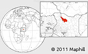 Blank Location Map of LOIYANGALANI