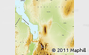 Physical Map of LOIYANGALANI