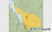 Savanna Style Map of LOIYANGALANI