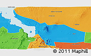 Political Panoramic Map of LOIYANGALANI