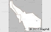 Gray Simple Map of LOIYANGALANI, cropped outside