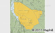 Savanna Style Map of MARSABIT