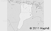 Silver Style 3D Map of MOYALE