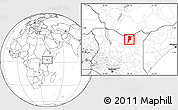 Blank Location Map of MOYALE