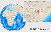 Shaded Relief Location Map of MOYALE
