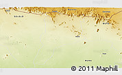 Physical Panoramic Map of MOYALE