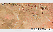 Satellite Panoramic Map of MOYALE