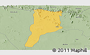 Savanna Style Panoramic Map of MOYALE