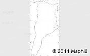 Blank Simple Map of MOYALE