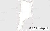Classic Style Simple Map of MOYALE, cropped outside