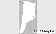 Gray Simple Map of MOYALE