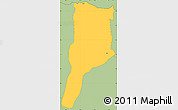 Savanna Style Simple Map of MOYALE