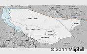 Gray Panoramic Map of MARSABIT