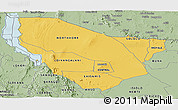Savanna Style Panoramic Map of MARSABIT