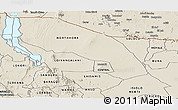 Shaded Relief Panoramic Map of MARSABIT