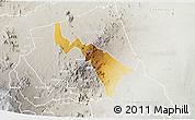 Physical 3D Map of IGEMBE, lighten, semi-desaturated