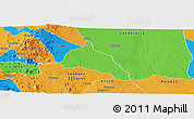 Political Panoramic Map of MERU NATIONAL PARK