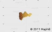 Physical Map of S.IMENTI, single color outside