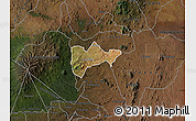 Satellite Map of S.IMENTI, darken