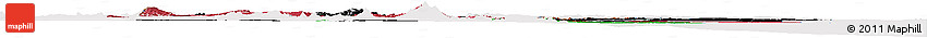 Flag Horizon Map of Kenya, flag centered